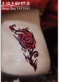上海上卿纹身作品玫瑰纹身_玫瑰花纹身图案大全_纹身图吧